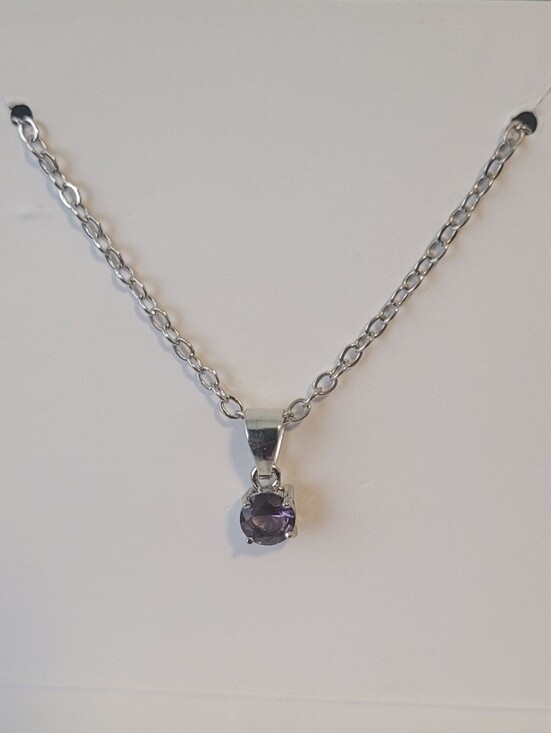 Effy Jewelry - Effy Sterling Silver Purple Pendant Necklace